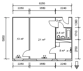 2-Zimmer-Wohnung mit Blick auf den Fernsehturm — photo 1
